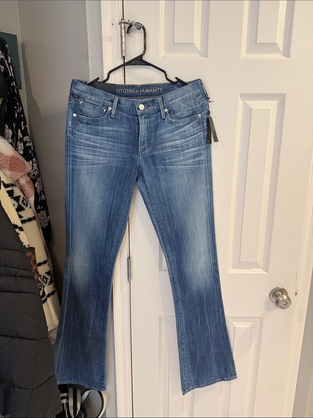 Citizens Of Humanity Medium Blue Flared Jeans